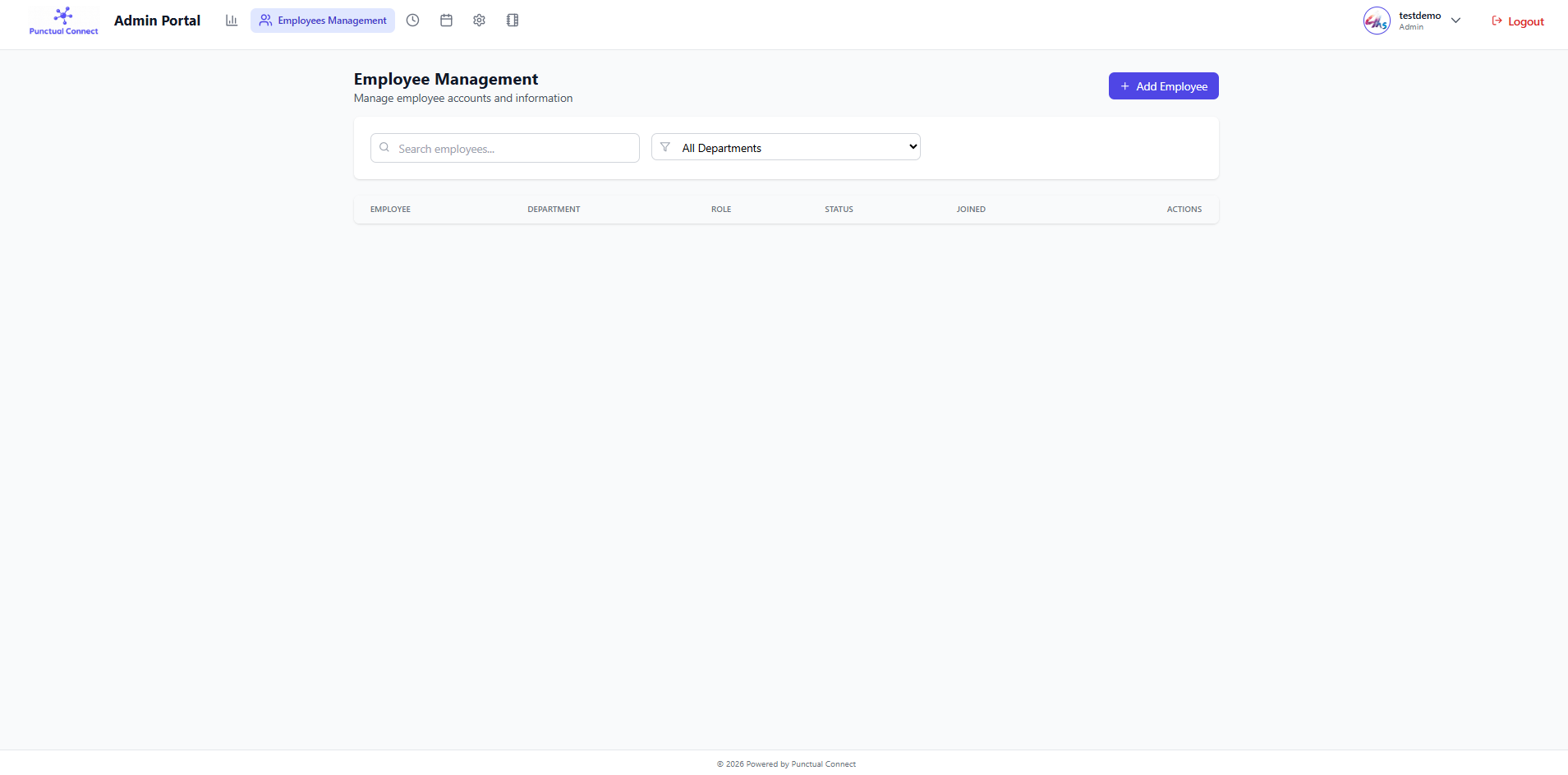Employee Management. Admin